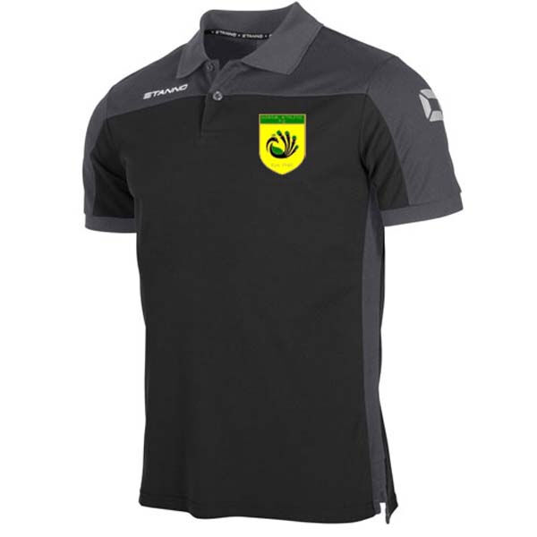 Gornal Athletic Pride Polo Black/Grey Thumbnail